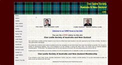 Desktop Screenshot of clanleslie.org